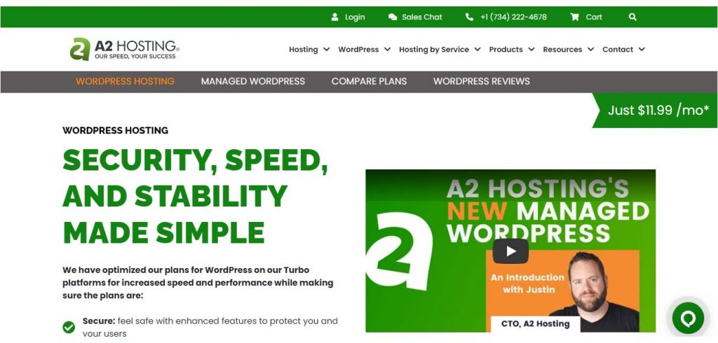 A2-Hostin hosting wordpress