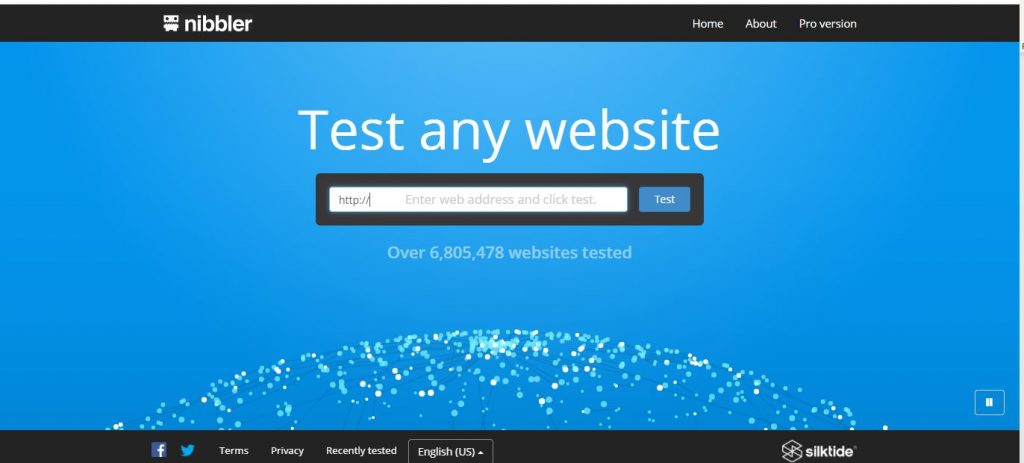 Herramienta gratis para test de velocidad web nibble